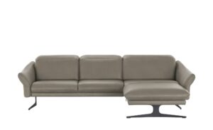 himolla Ecksofa Leder  1059 ¦ grau ¦ Maße (cm): B: 284 H: 83 T: 179 Polstermöbel > Sofas > Ecksofas - Höffner