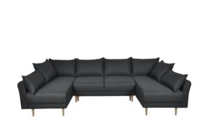 smart Wohnlandschaft  Elise ¦ schwarz ¦ Maße (cm): B: 293 H: 88 T: 170 Polstermöbel > Sofas > Schlafsofas - Höffner