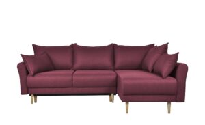 smart Ecksofa  Elise ¦ rot ¦ Maße (cm): B: 227 H: 88 T: 170 Polstermöbel > Sofas > Ecksofas - Höffner