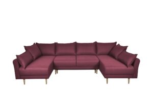 smart Wohnlandschaft  Elise ¦ rot ¦ Maße (cm): B: 293 H: 88 T: 170 Polstermöbel > Sofas > Schlafsofas - Höffner