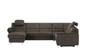 meinSofa Wohnlandschaft  Donald ¦ braun ¦ Maße (cm): B: 330 H: 89 T: 262 Polstermöbel > Sofas > Wohnlandschaften - Höffner