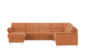 meinSofa Wohnlandschaft  Donald ¦ orange ¦ Maße (cm): B: 330 H: 89 T: 262 Polstermöbel > Sofas > Wohnlandschaften - Höffner