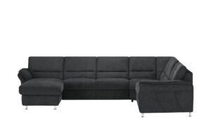 meinSofa Wohnlandschaft  Donald ¦ schwarz ¦ Maße (cm): B: 330 H: 89 T: 262 Polstermöbel > Sofas > Wohnlandschaften - Höffner