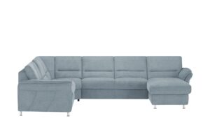 meinSofa Wohnlandschaft  Donald ¦ blau ¦ Maße (cm): B: 330 H: 89 T: 262 Polstermöbel > Sofas > Wohnlandschaften - Höffner