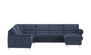 meinSofa Wohnlandschaft  Donald ¦ blau ¦ Maße (cm): B: 330 H: 89 T: 262 Polstermöbel > Sofas > Wohnlandschaften - Höffner