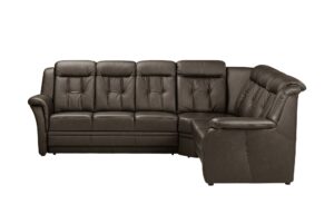 Polstermöbel Oelsa Komfort-Ecksofa aus Leder  Andorra ¦ braun ¦ Maße (cm): B: 238 H: 99 T: 170 Polstermöbel > Sofas > Ecksofas - Höffner