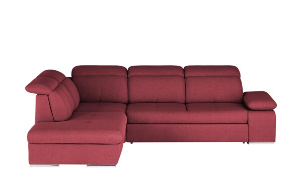 switch Ecksofa  Avilla ¦ rot ¦ Maße (cm): B: 285 H: 86 T: 234 Polstermöbel > Sofas > Ecksofas - Höffner