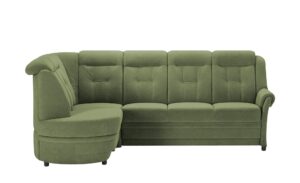 Polstermöbel Oelsa Ecksofa  Andorra ¦ grün ¦ Maße (cm): B: 286 H: 102 T: 185 Polstermöbel > Sofas > Ecksofas - Höffner