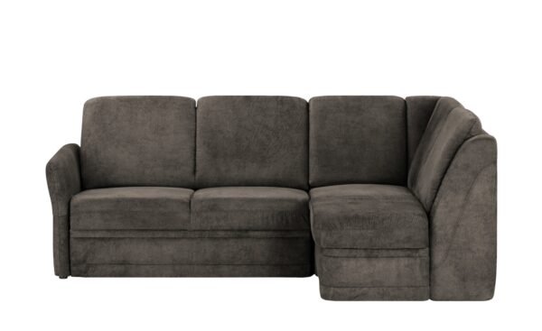 Polstermöbel Oelsa Ecksofa  Luna ¦ schwarz ¦ Maße (cm): B: 224 H: 91 T: 160 Polstermöbel > Sofas > Ecksofas - Höffner