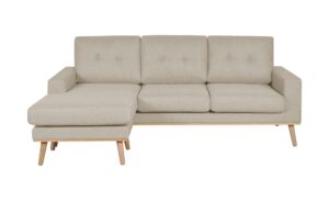 Ecksofa beidseitig stellbar Cristy ¦ creme ¦ Maße (cm): B: 211 H: 88 T: 139 Polstermöbel > Sofas > Ecksofas - Höffner