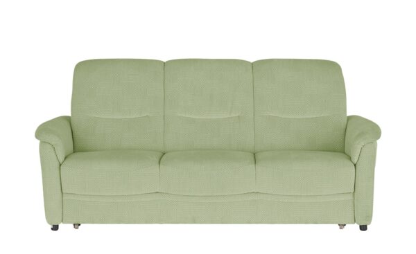 Polstermöbel Oelsa Schlafsofa  Sarah ¦ grün ¦ Maße (cm): B: 223 H: 100 T: 92 Polstermöbel > Sofas > 3-Sitzer - Höffner