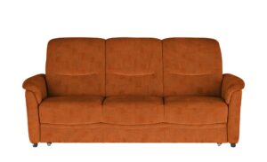 Polstermöbel Oelsa Schlafsofa  Sarah ¦ orange ¦ Maße (cm): B: 223 H: 100 T: 92 Polstermöbel > Sofas > 3-Sitzer - Höffner