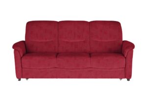 Polstermöbel Oelsa Schlafsofa  Sarah ¦ rot ¦ Maße (cm): B: 223 H: 100 T: 92 Polstermöbel > Sofas > 3-Sitzer - Höffner