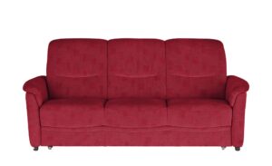 Polstermöbel Oelsa Schlafsofa  Sarah ¦ rot ¦ Maße (cm): B: 223 H: 100 T: 92 Polstermöbel > Sofas > 3-Sitzer - Höffner