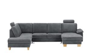 meinSofa Wohnlandschaft  Samu ¦ grau ¦ Maße (cm): B: 316 H: 90 T: 235 Polstermöbel > Sofas > Schlafsofas - Höffner