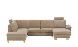 meinSofa Wohnlandschaft  Samu ¦ beige ¦ Maße (cm): B: 316 H: 90 T: 235 Polstermöbel > Sofas > Schlafsofas - Höffner