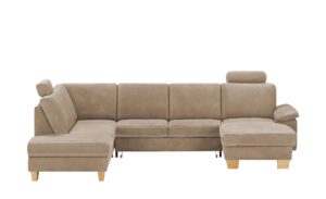 meinSofa Wohnlandschaft  Samu ¦ beige ¦ Maße (cm): B: 316 H: 90 T: 235 Polstermöbel > Sofas > Schlafsofas - Höffner