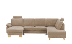 meinSofa Wohnlandschaft  Samu ¦ beige ¦ Maße (cm): B: 316 H: 90 T: 235 Polstermöbel > Sofas > Schlafsofas - Höffner