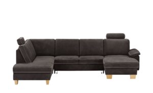 meinSofa Wohnlandschaft  Samu ¦ braun ¦ Maße (cm): B: 316 H: 90 T: 235 Polstermöbel > Sofas > Schlafsofas - Höffner