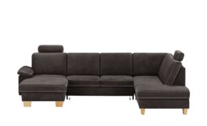 meinSofa Wohnlandschaft  Samu ¦ braun ¦ Maße (cm): B: 316 H: 90 T: 235 Polstermöbel > Sofas > Schlafsofas - Höffner