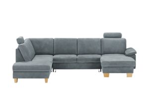 meinSofa Wohnlandschaft  Samu ¦ grau ¦ Maße (cm): B: 316 H: 90 T: 235 Polstermöbel > Sofas > Schlafsofas - Höffner