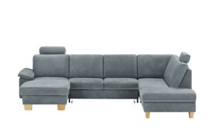 meinSofa Wohnlandschaft  Samu ¦ grau ¦ Maße (cm): B: 316 H: 90 T: 235 Polstermöbel > Sofas > Schlafsofas - Höffner