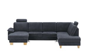 meinSofa Wohnlandschaft  Samu ¦ blau ¦ Maße (cm): B: 316 H: 90 T: 235 Polstermöbel > Sofas > Schlafsofas - Höffner