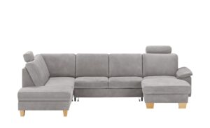 meinSofa Wohnlandschaft  Samu ¦ grau ¦ Maße (cm): B: 316 H: 90 T: 235 Polstermöbel > Sofas > Schlafsofas - Höffner