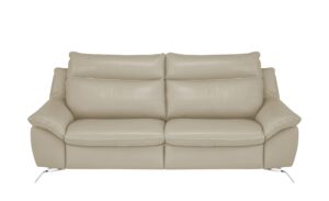 Natuzzi Editions Sofa  Orlando ¦ beige ¦ Maße (cm): B: 219 H: 94 T: 95 Polstermöbel > Sofas > 3-Sitzer - Höffner
