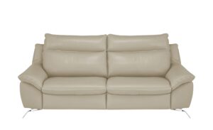 Natuzzi Editions Sofa  Orlando ¦ beige ¦ Maße (cm): B: 219 H: 94 T: 95 Polstermöbel > Sofas > 3-Sitzer - Höffner