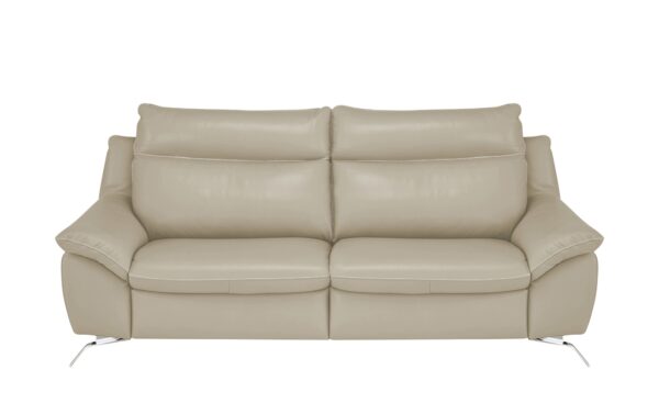 Natuzzi Editions Sofa  Orlando ¦ beige ¦ Maße (cm): B: 219 H: 94 T: 95 Polstermöbel > Sofas > 3-Sitzer - Höffner