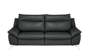 Natuzzi Editions Sofa  Orlando ¦ schwarz ¦ Maße (cm): B: 219 H: 94 T: 95 Polstermöbel > Sofas > 3-Sitzer - Höffner