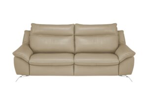 Natuzzi Editions Sofa  Orlando ¦ beige ¦ Maße (cm): B: 219 H: 94 T: 95 Polstermöbel > Sofas > 3-Sitzer - Höffner