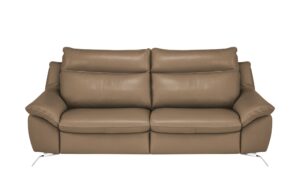 Natuzzi Editions Sofa  Orlando ¦ braun ¦ Maße (cm): B: 219 H: 94 T: 95 Polstermöbel > Sofas > 3-Sitzer - Höffner