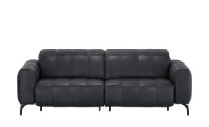 Natuzzi Editions Ledersofa  Portento ¦ schwarz ¦ Maße (cm): B: 232 H: 78 T: 109 Polstermöbel > Sofas > 3-Sitzer - Höffner