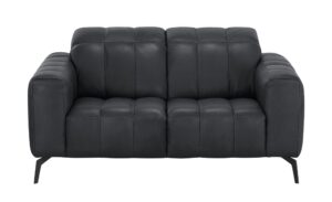 Natuzzi Editions Ledersofa  Portento ¦ schwarz ¦ Maße (cm): B: 162 H: 78 T: 109 Polstermöbel > Sofas > 2-Sitzer - Höffner