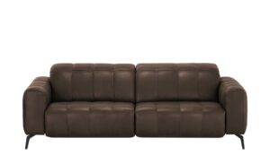 Natuzzi Editions Ledersofa  Portento ¦ braun ¦ Maße (cm): B: 230 H: 78 T: 109 Polstermöbel > Sofas > 3-Sitzer - Höffner