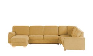 smart Wohnlandschaft  Valencia ¦ gelb ¦ Maße (cm): B: 341 H: 90 T: 254 Polstermöbel > Sofas > Schlafsofas - Höffner