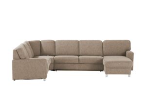 smart Wohnlandschaft  Valencia ¦ braun ¦ Maße (cm): B: 341 H: 90 T: 173 Polstermöbel > Sofas > Schlafsofas - Höffner