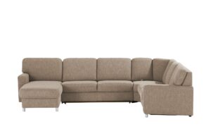 smart Wohnlandschaft  Valencia ¦ braun ¦ Maße (cm): B: 341 H: 90 T: 240 Polstermöbel > Sofas > Schlafsofas - Höffner