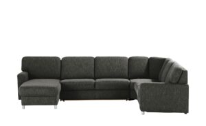 smart Wohnlandschaft  Valencia ¦ schwarz ¦ Maße (cm): B: 341 H: 90 T: 240 Polstermöbel > Sofas > Schlafsofas - Höffner