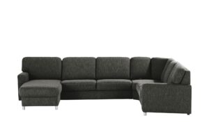 smart Wohnlandschaft  Valencia ¦ schwarz ¦ Maße (cm): B: 341 H: 90 T: 240 Polstermöbel > Sofas > Wohnlandschaften - Höffner