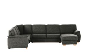 smart Wohnlandschaft  Valencia ¦ schwarz ¦ Maße (cm): B: 341 H: 90 T: 187 Polstermöbel > Sofas > Schlafsofas - Höffner