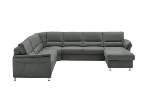 meinSofa Wohnlandschaft mit Boxspringpolsterung  Donald ¦ grau ¦ Maße (cm): B: 330 H: 89 T: 262 Polstermöbel > Sofas > Wohnlandschaften - Höffner