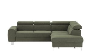 uno Ecksofa  Los Angeles ¦ grün ¦ Maße (cm): B: 249 H: 72 Polstermöbel > Sofas > Ecksofas - Höffner