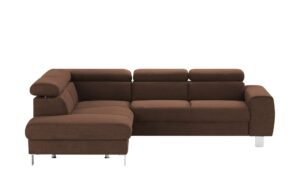 uno Ecksofa  Los Angeles ¦ braun ¦ Maße (cm): B: 249 H: 72 Polstermöbel > Sofas > Ecksofas - Höffner