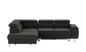 uno Ecksofa  Los Angeles ¦ schwarz ¦ Maße (cm): B: 249 H: 72 Polstermöbel > Sofas > Ecksofas - Höffner