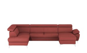 uno Wohnlandschaft  Apollo ¦ rot ¦ Maße (cm): B: 338 H: 96 T: 210 Polstermöbel > Sofas > Wohnlandschaften - Höffner