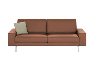 hülsta Sofa Sofabank aus Leder  HS 450 ¦ braun ¦ Maße (cm): B: 220 H: 85 T: 95 Polstermöbel > Sofas > Einzelsofas - Höffner