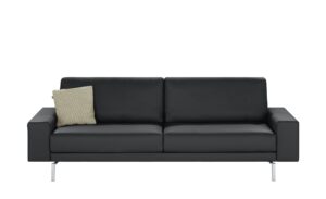 hülsta Sofa Sofabank aus Leder  HS 450 ¦ schwarz ¦ Maße (cm): B: 240 H: 85 T: 95 Polstermöbel > Sofas > Einzelsofas - Höffner
